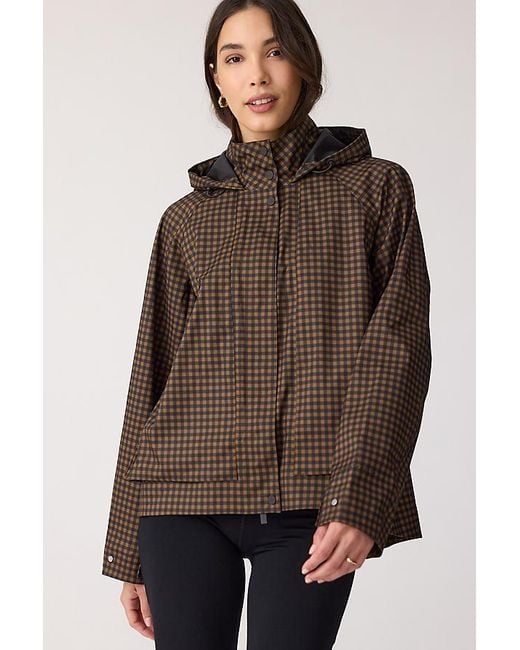 Sweaty Betty Brown Motion Waterproof Parka