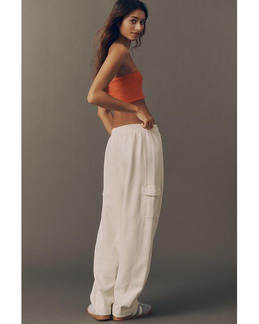 Daily Practice Brown Fade Away Cargo Joggers