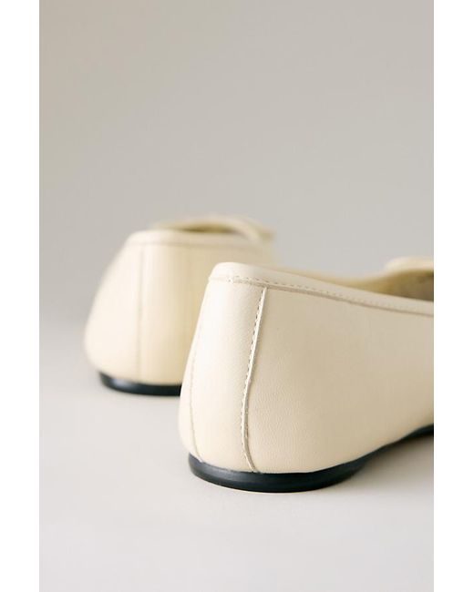 Matisse Natural Mason Split-Toe Ballet Flats