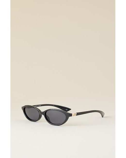 Le Specs Natural Duskfall Oval Sunglasses