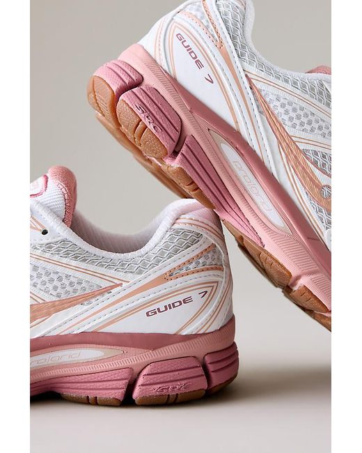 Saucony Pink Progrid Guide 7 Trainers