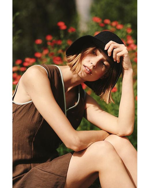 Mare Mare Black Asymmetric Button Mini Dress
