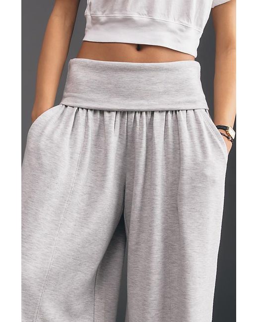 Daily Practice Gray Foldover Balloon Trousers