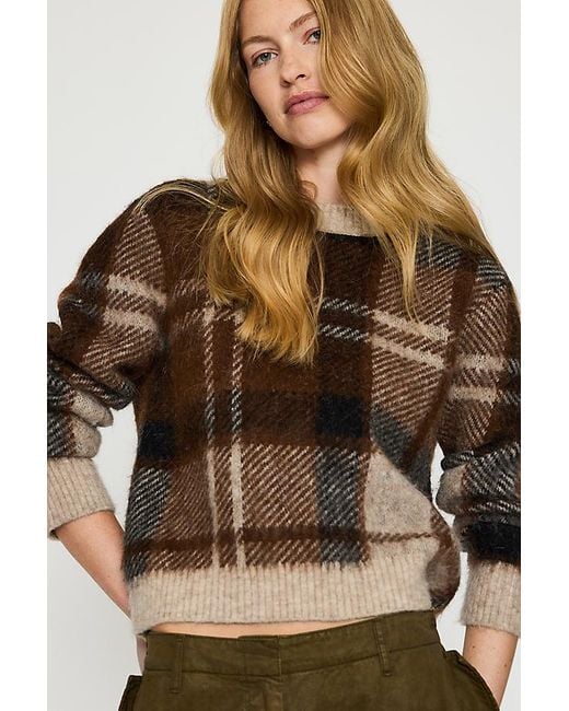 Barbour Brown Glendyn Wool-Blend Jumper