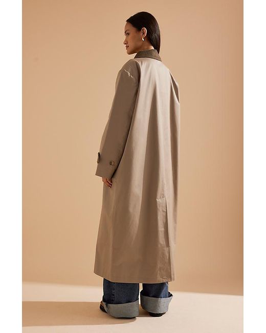 SELECTED Blue Asya Oversized Trench Coat