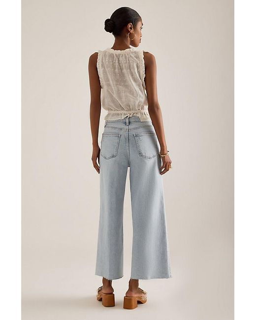 Pistola Blue Lana Crop Wide-Leg Jeans