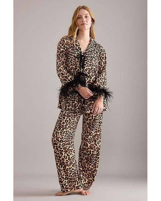 Sleeper Natural Bow Long Pyjama Set