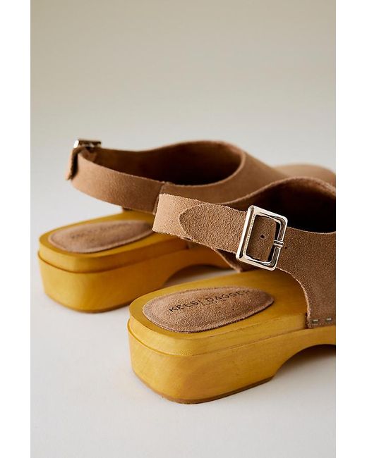 Kelsi Dagger Brooklyn Natural Nash Slingback Clogs