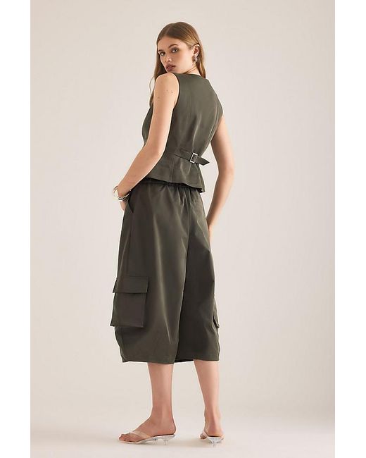 ALIGNE Green Rita Zip-Front Utility Vest