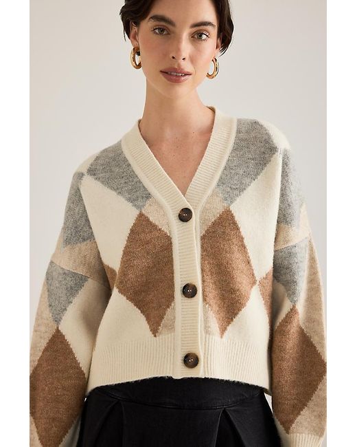 Barbour Natural Silvia Wool-Blend Cardigan