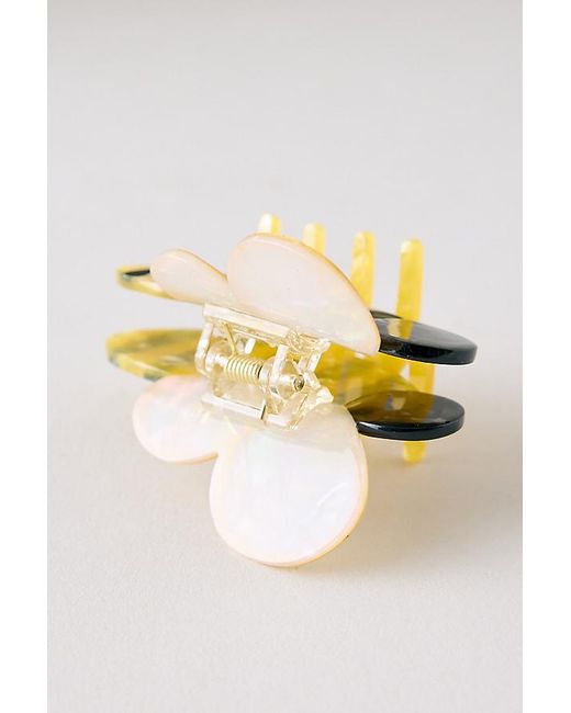 Solar Eclipse Multicolor Handpainted Bee Claw Hair Clip