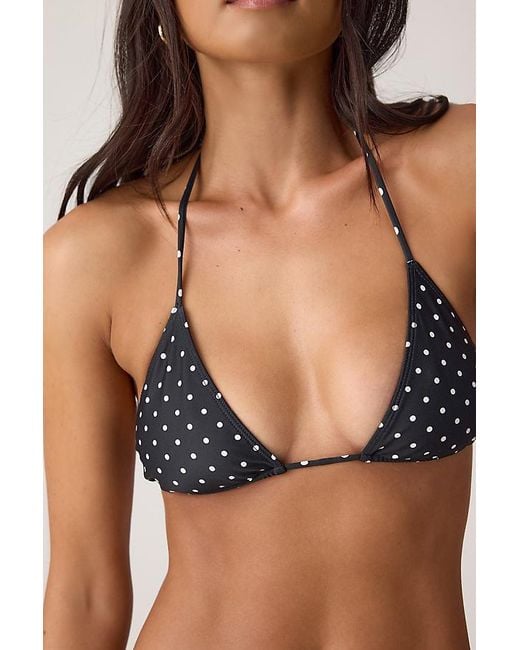 Faithfull The Brand Multicolor Sete Polka Dot Triangle Bikini Top