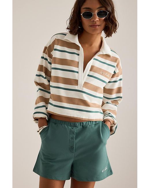 4th & Reckless Green Emily Boxer Shorts