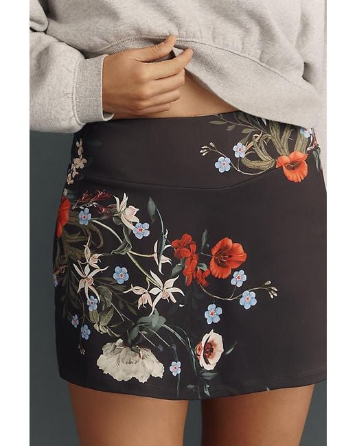 Daily Practice Black Knit Skort