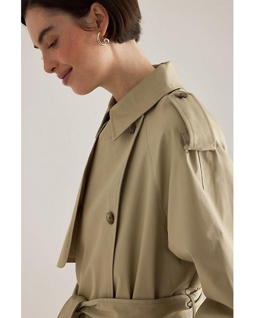 SELECTED Natural Kai Trench Coat