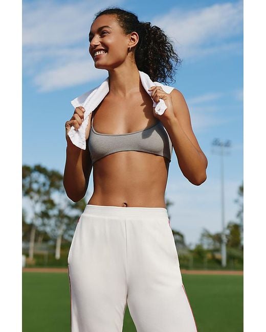 Daily Practice Green Sport Stripe Track Pants
