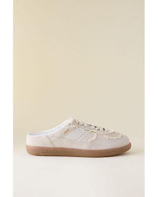 Alohas Natural Tb.490 Mule Crochet Leather Trainers