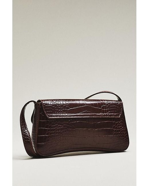 Maeve Multicolor Faux-Leather Croc Shoulder Bag