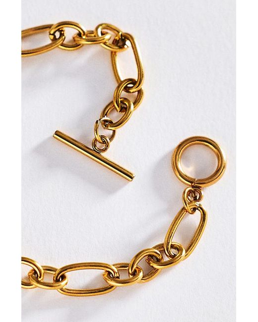 By Anthropologie White Water-Resistant Link Bracelet