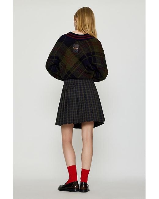 Barbour Black Carville Mini Skirt