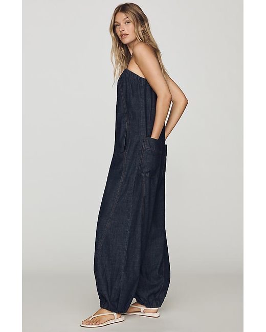 Pilcro Blue Bubble Jumpsuit