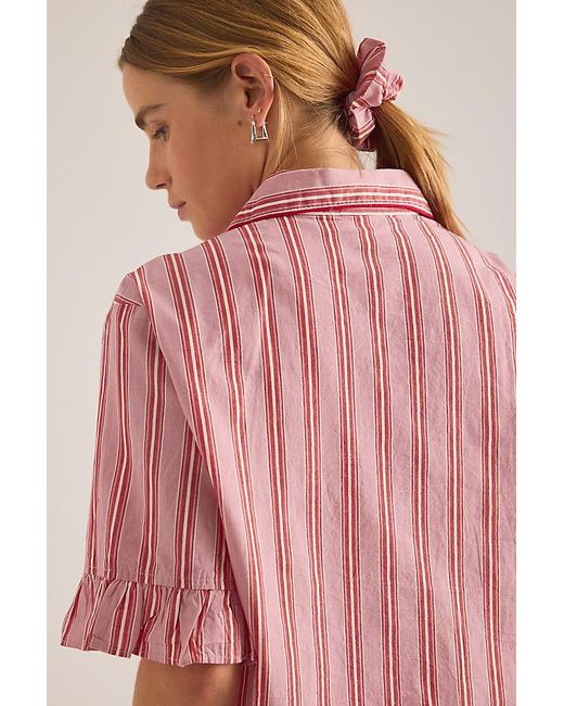 TBCo Pink Stripe Short Pyjama Set