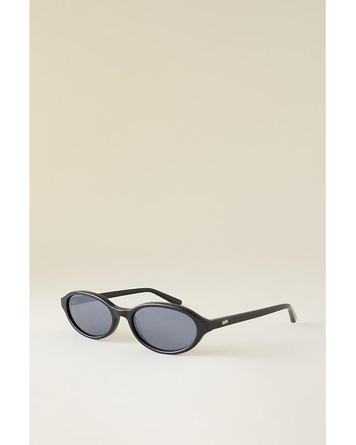 Messyweekend Black Ivy Oval Sunglasses