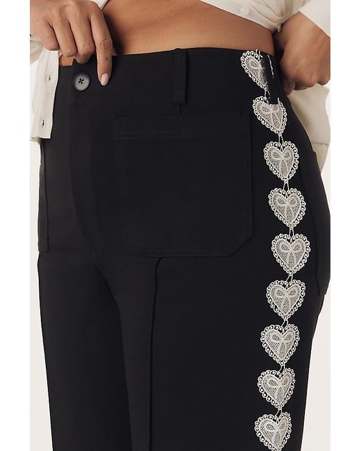 Maeve Black The Colette Full-Length Track Pant By