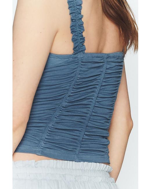 Maeve Blue Cassis Ruched Cami