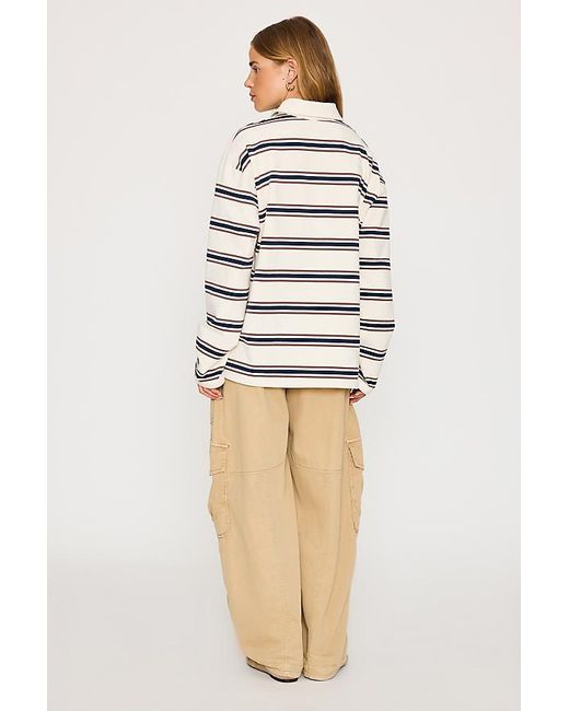 4th & Reckless Natural Asta Rugby Top
