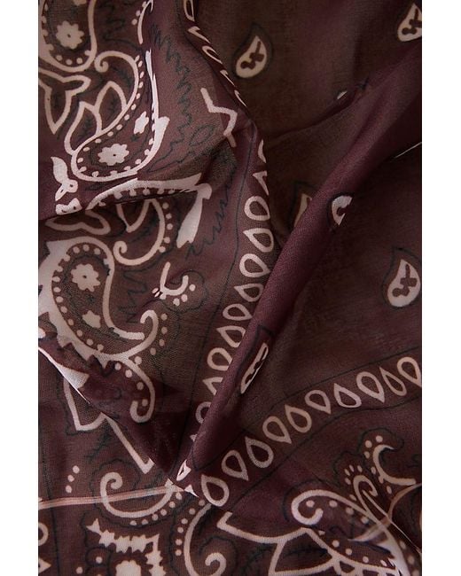 Anthropologie Blue Cotton Bandana Headscarf