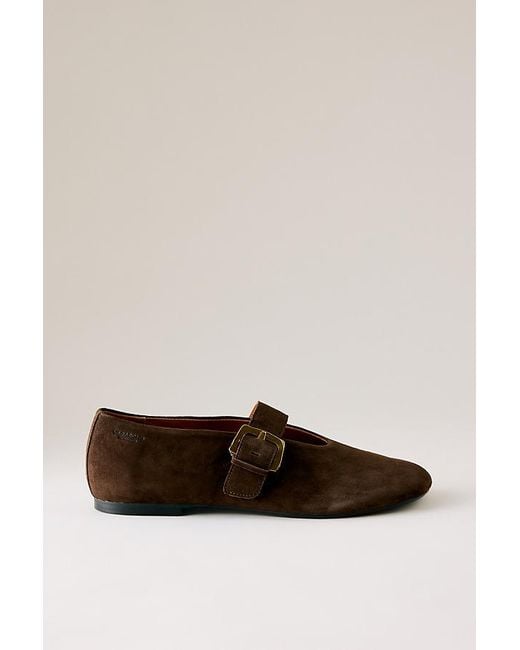 Vagabond Brown Vagabond Aleya Buckle Ballet Flats