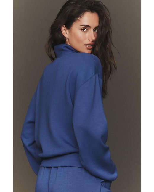 Daily Practice Blue Half-Zip Sweatshirt