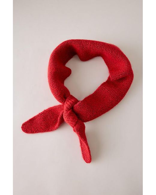 By Anthropologie Red Skinny Neckerchief