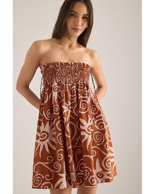 Damson Madder Red Lilo Mini Dress