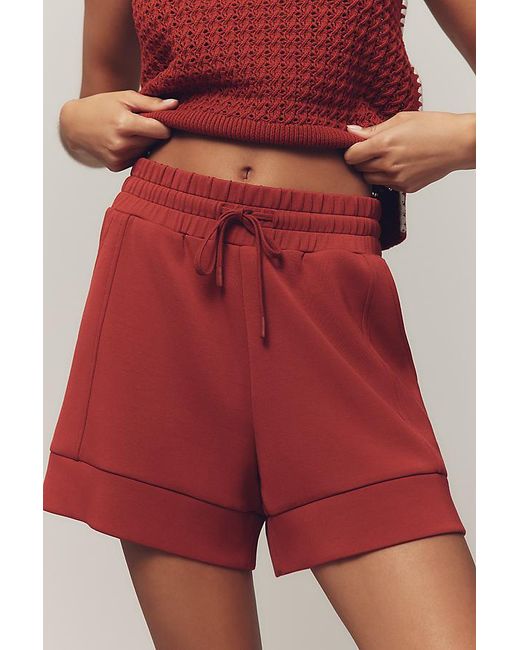 Varley Red Atrium High-Rise Shorts