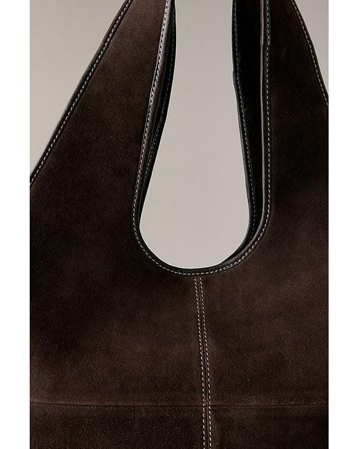 By Anthropologie Black The Contrast Tote Bag