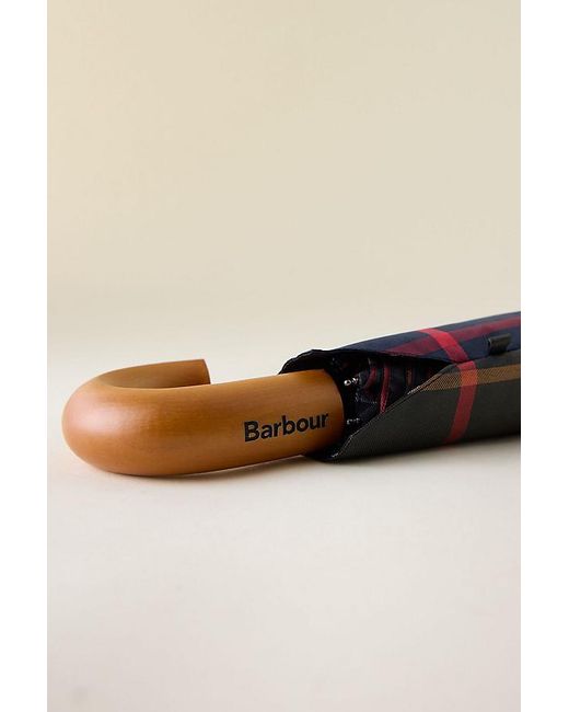 Barbour Natural Tartan Mini Umbrella
