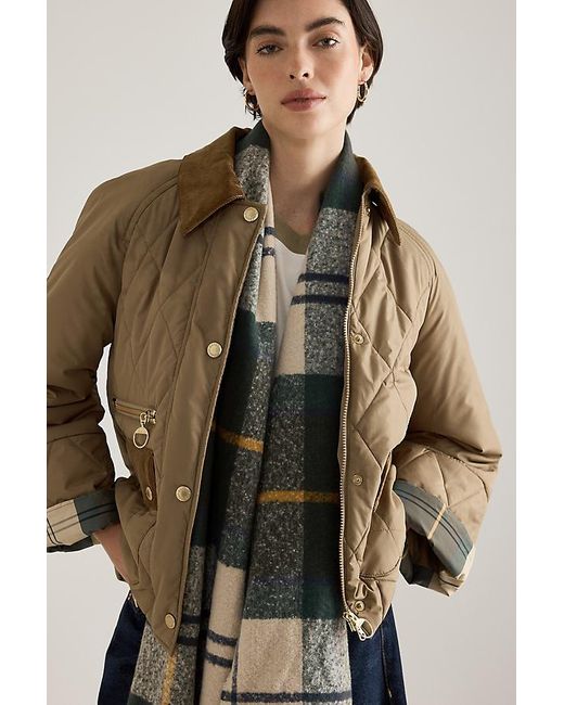 Barbour Brown Martha Quilted Jacket