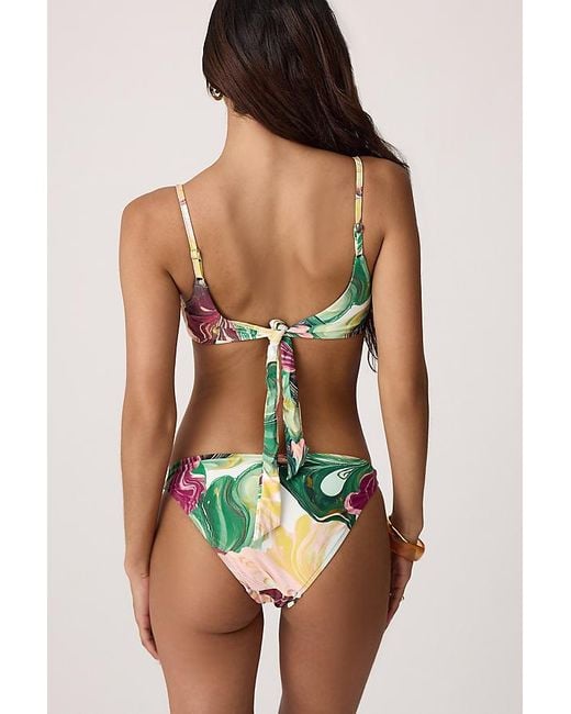 Sea Level Black Abyss Scoop-Neck Bikini Top