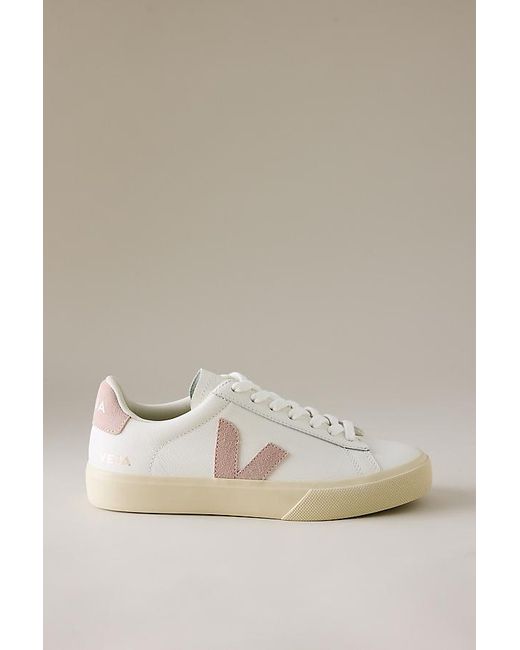 Veja Gray Campo Leather Trainers