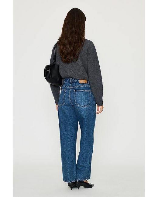 ALIGNE Blue Wren Barrel-Leg Jeans