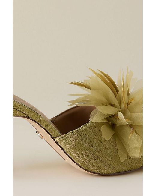 Sam Edelman Natural Jace Embellished Mule Heels