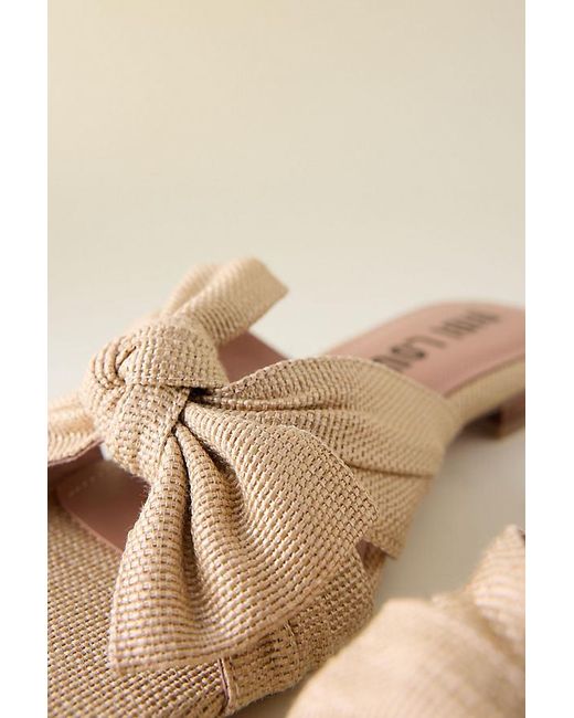 Bibi Lou Natural Karsie Bow Sandals