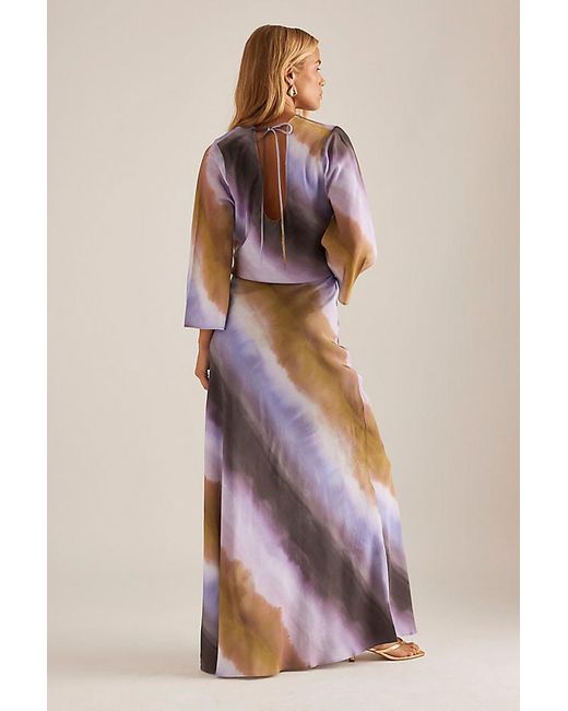 SELECTED Multicolor Gafrid Maxi Skirt
