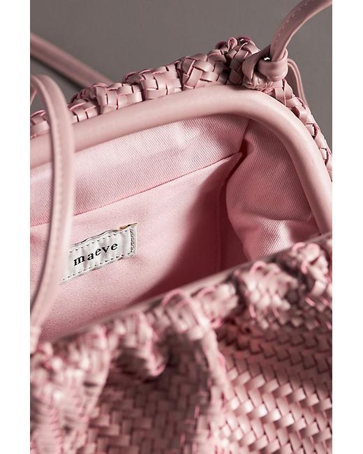 By Anthropologie Pink Loverly X Anthropologie The Frankie Clutch: Faux Leather Edition