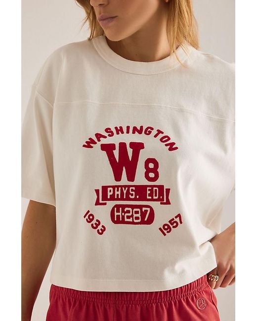 Champion Red Boxy Graphic T-Shirt