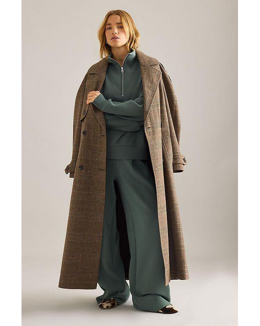 Varley Green The Extra Wide-Leg 32 Trousers