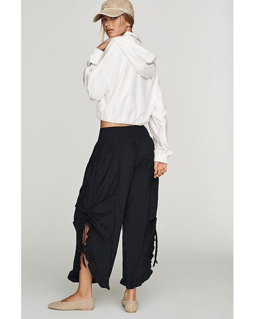 Daily Practice White Ruffle Trousers