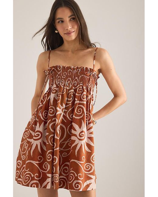 Damson Madder Red Lilo Mini Dress